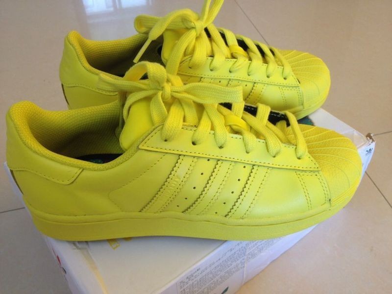 adidas superstar hommes jaune